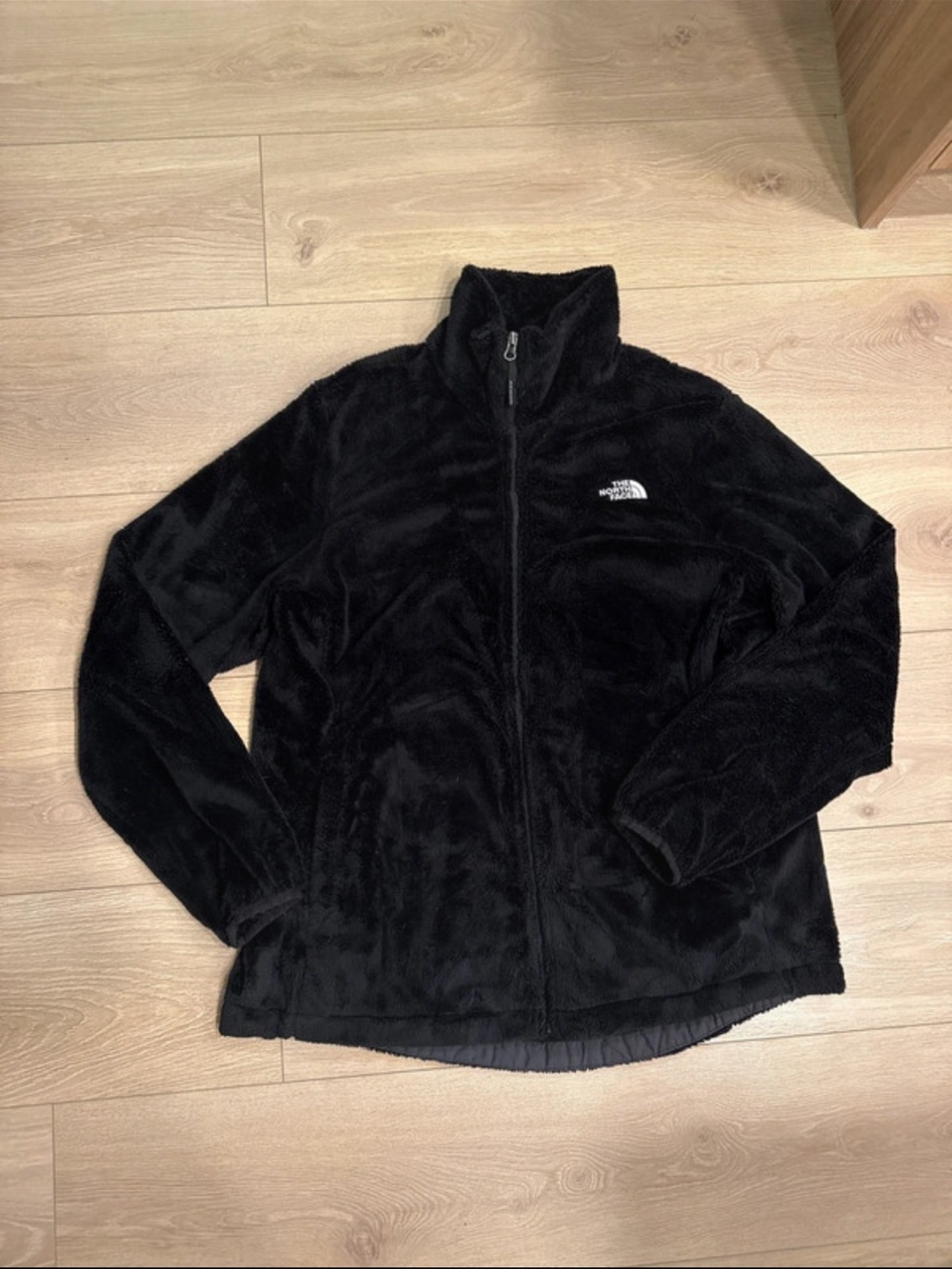 The North Face Women’s Black Plush Full-Zip Fleece Jacket